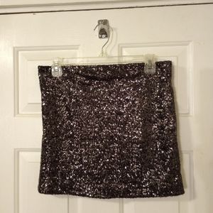 GUESS Retail Sequin Mini Skirt